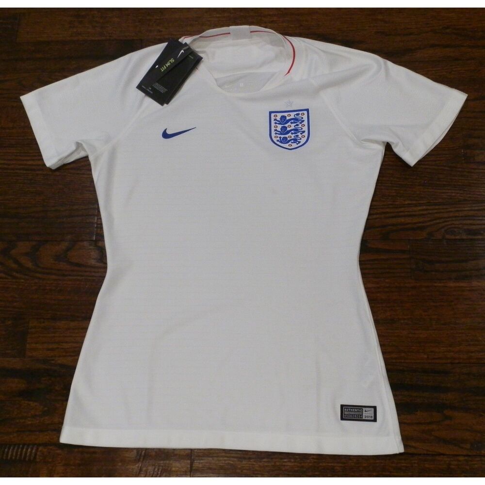 Nike Breathe Dri-Fit Slim Fit England Football Jersey Women's Size Small NWT